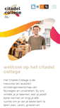 Mobile Screenshot of citadelcollege.nl