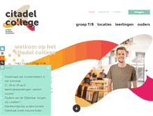 Tablet Screenshot of citadelcollege.nl